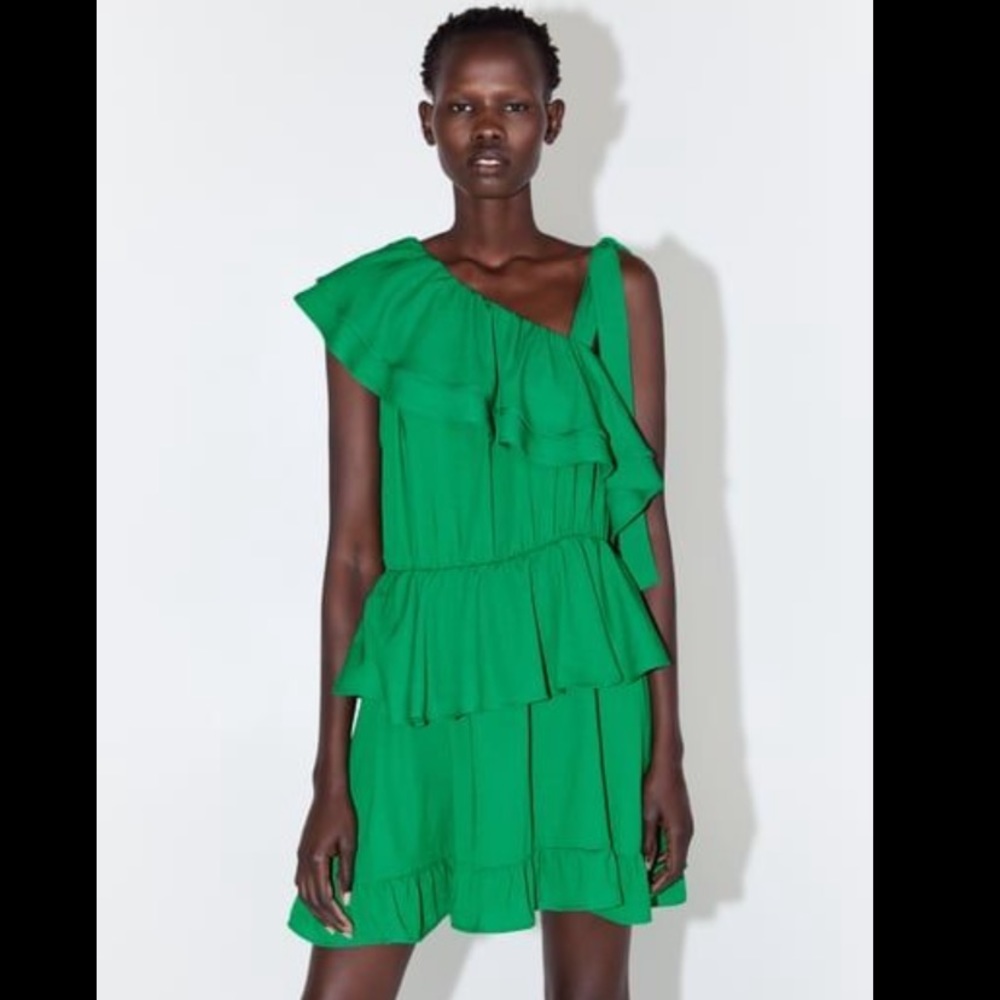 Zara asymmetric dress